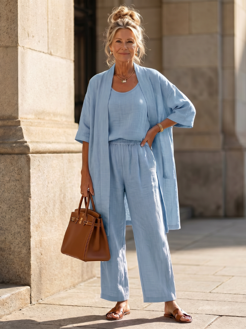 Yael | Elegant Three-Piece Relaxed Ensemble