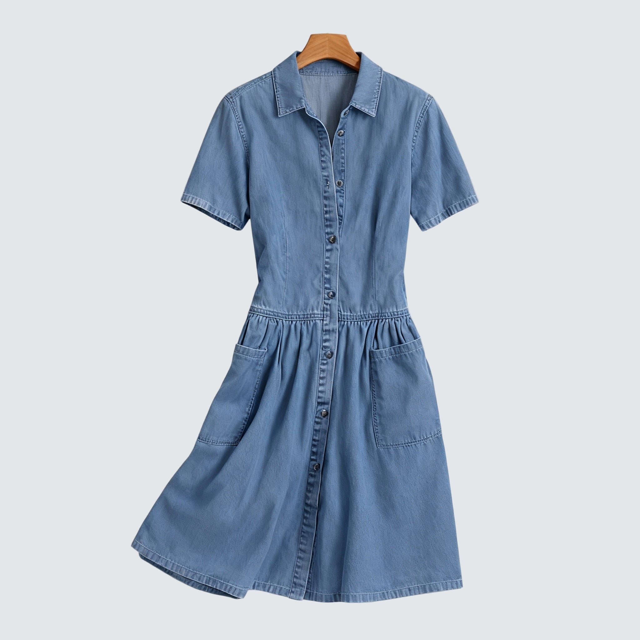 Aada™ - Effortless Denim Dress