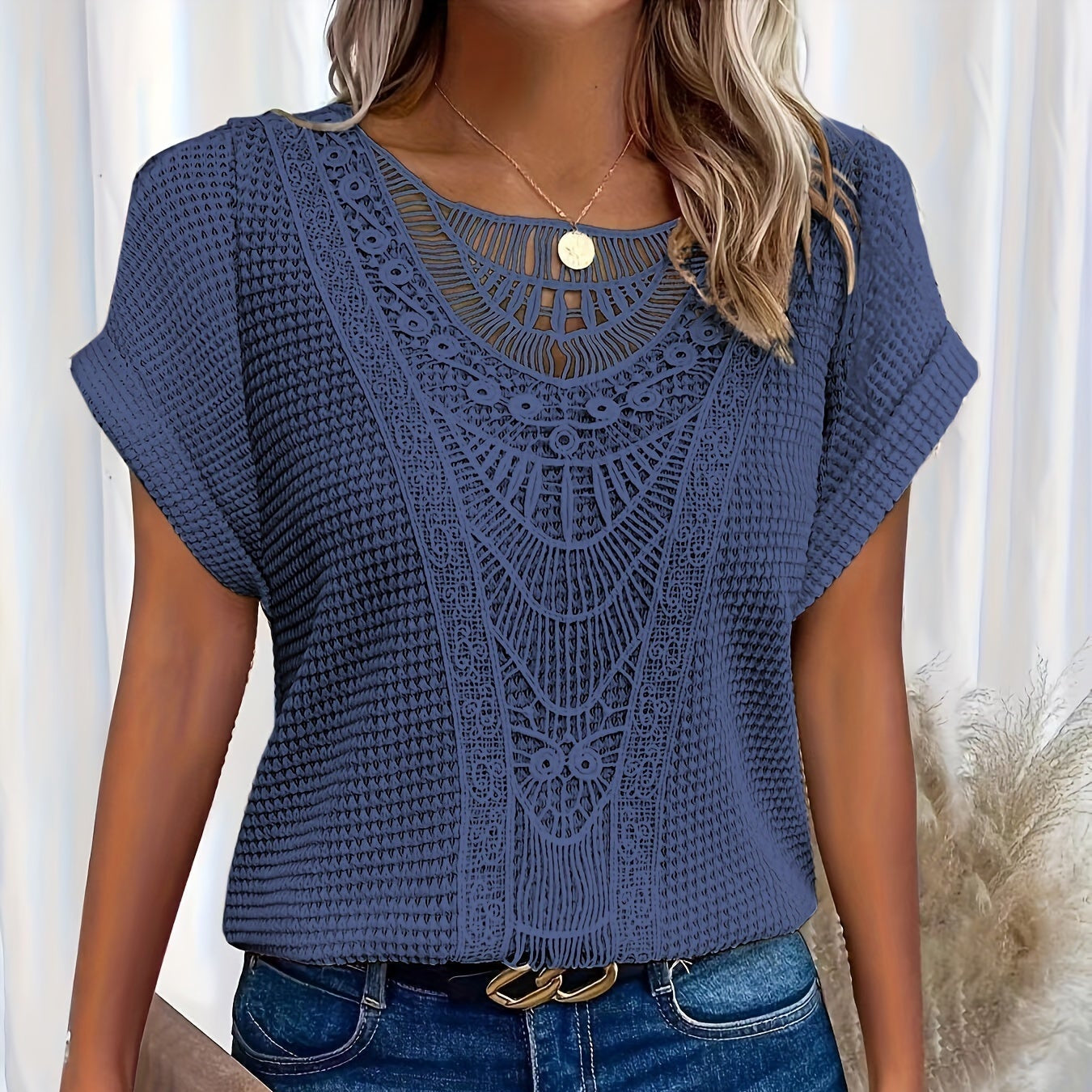 Daisy™ | Detailed Knitted Top