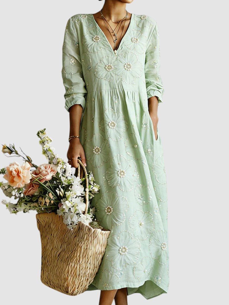 LENA™ | FLORAL MIDI DRESS