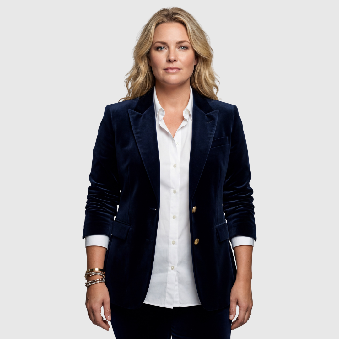 Caterina | Elegante Fluwelen Blazer