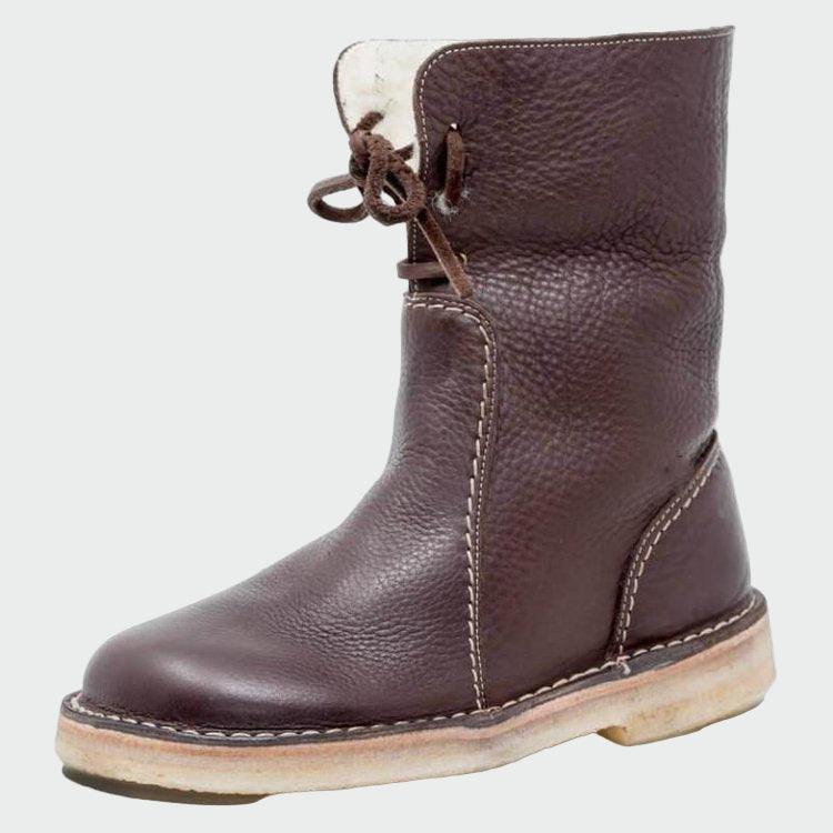 Vélin™ | Waterproof Leather Men’s Boots with Wool Lining