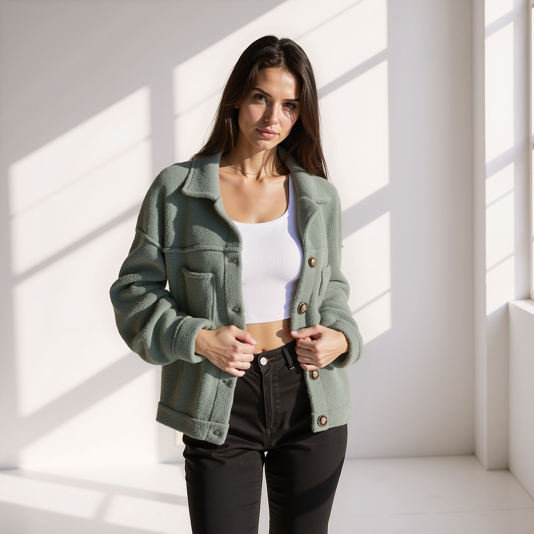 Selina | Fleece Tussenjas