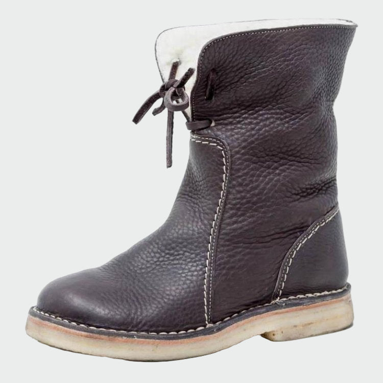 Vélin™ | Waterproof Leather Men’s Boots with Wool Lining