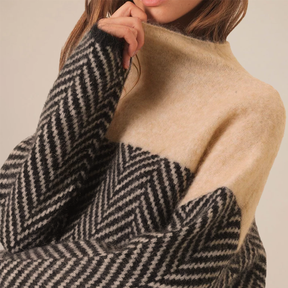 ADELIE | High-Quality Knitted Turtleneck Sweater