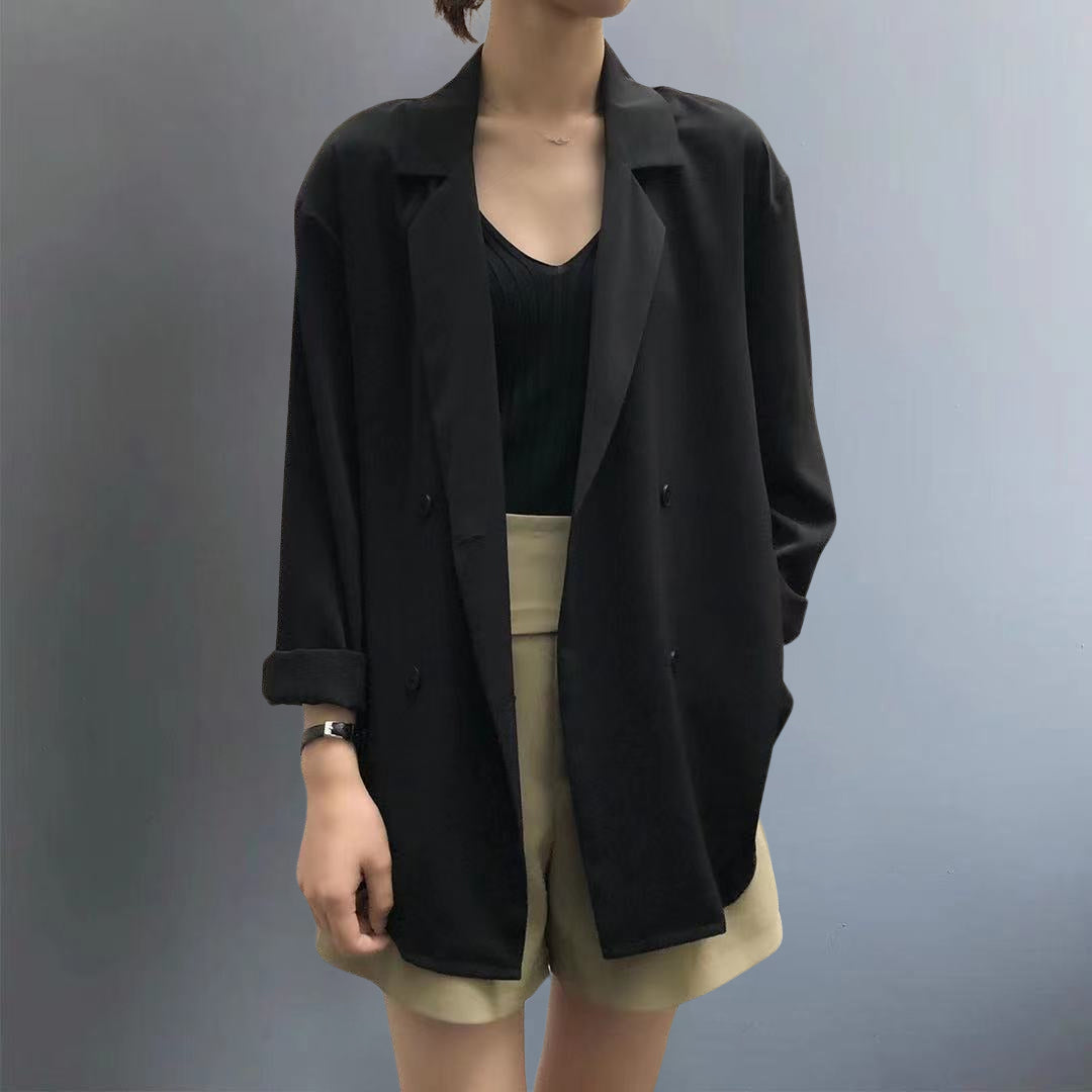 Valentina Rossi Pearl-Embellished Light Blazer