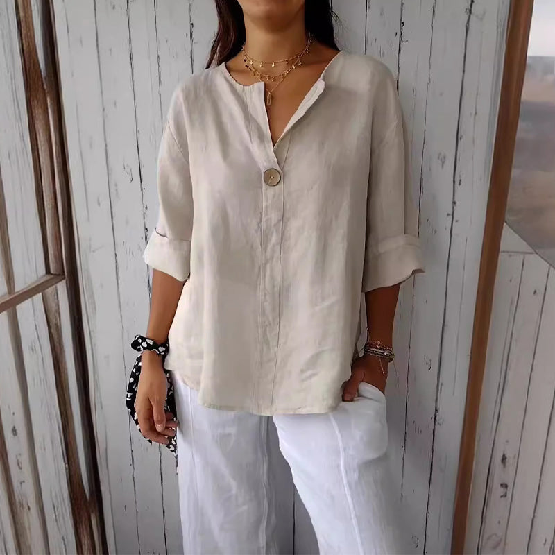 Valentina Rossi Linen Valence Blouse