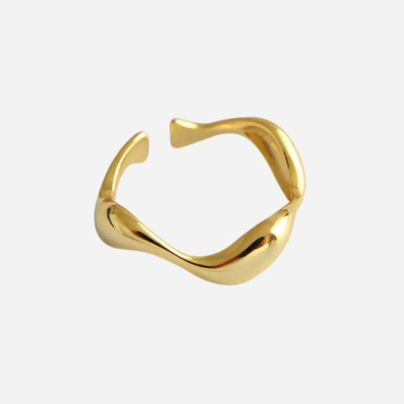 Carisseya | Wave Ring 18K Gold
