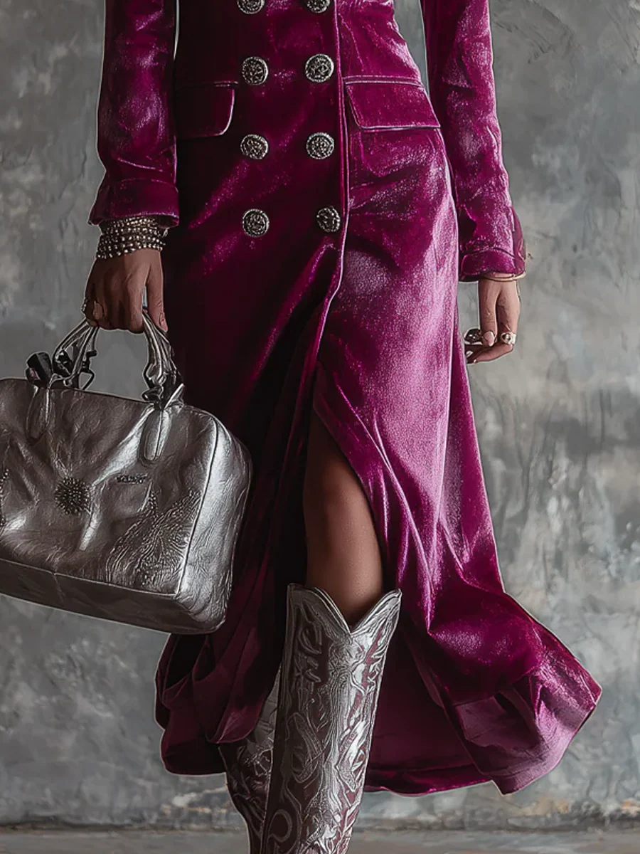 Vélin™ Victoria | Velvet Blazer Dress