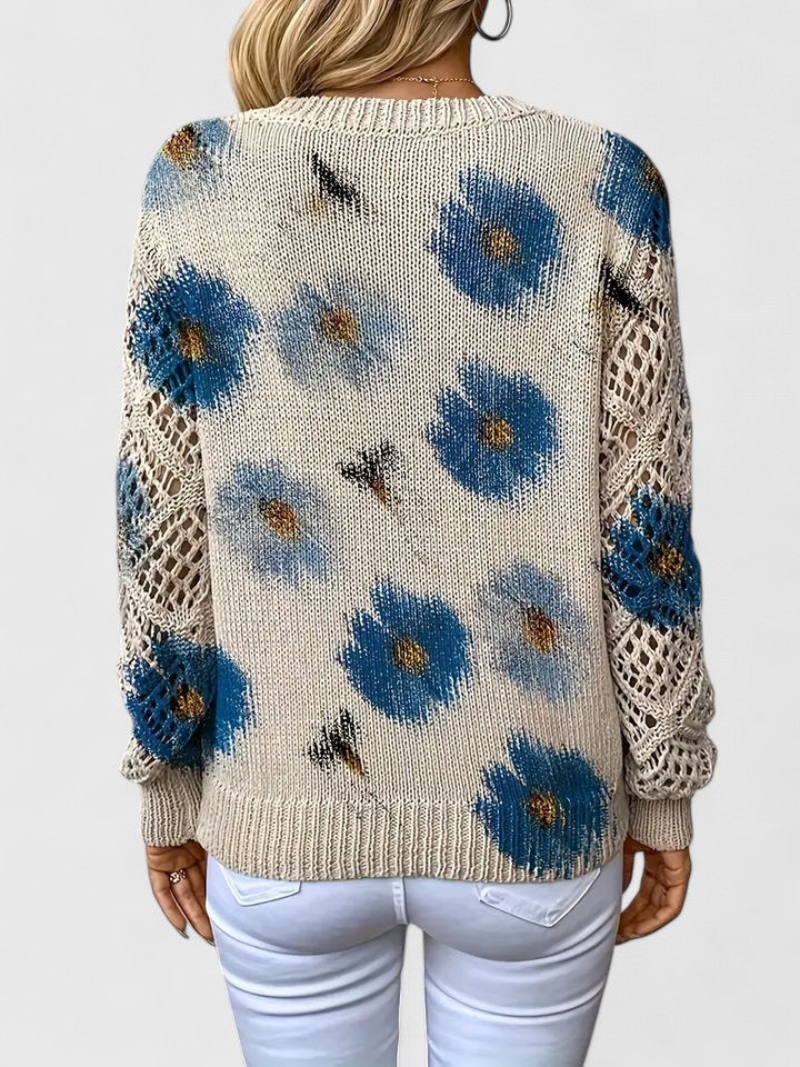 Annelies™ | Elegant Floral Pattern Sweater