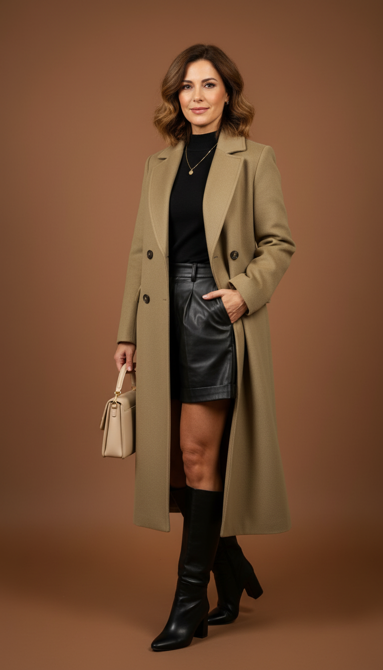 Vélin™ | Olivia Long Trench Coat