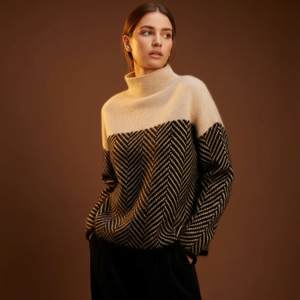 ADELIE | High-Quality Knitted Turtleneck Sweater