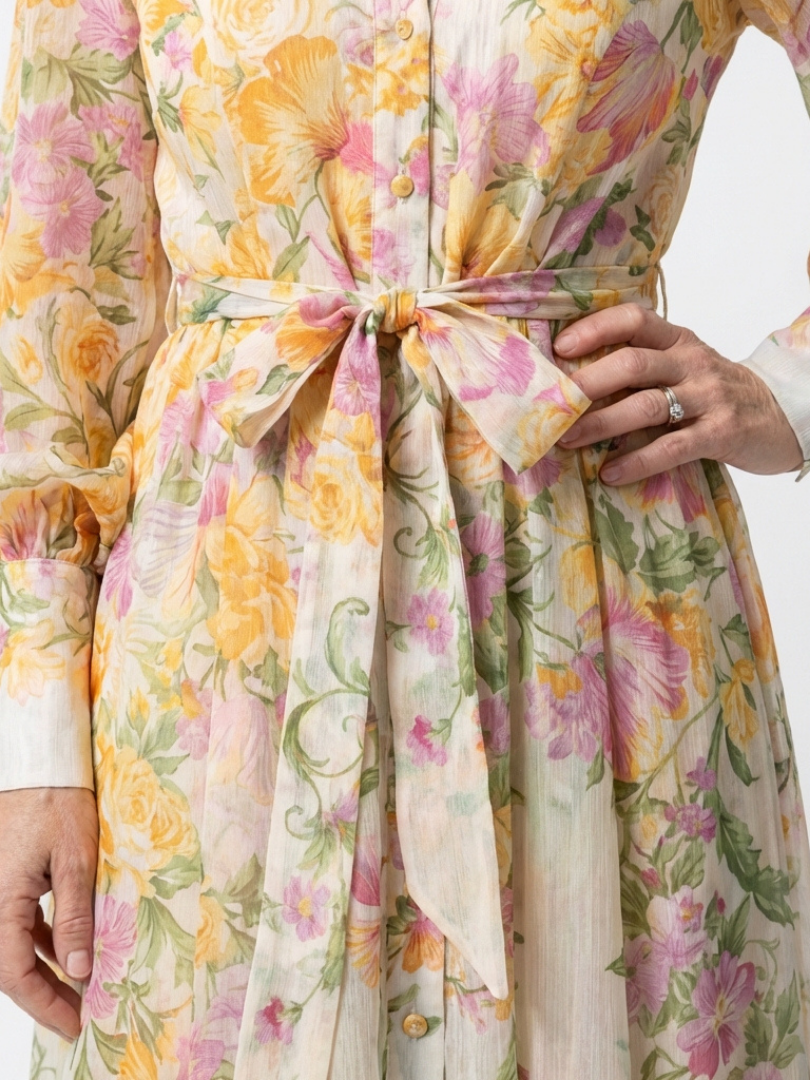 Cressida Floral Sheer Maxi Dress