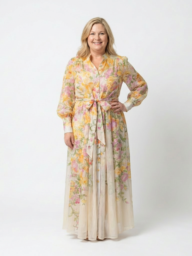 Cressida Floral Sheer Maxi Dress