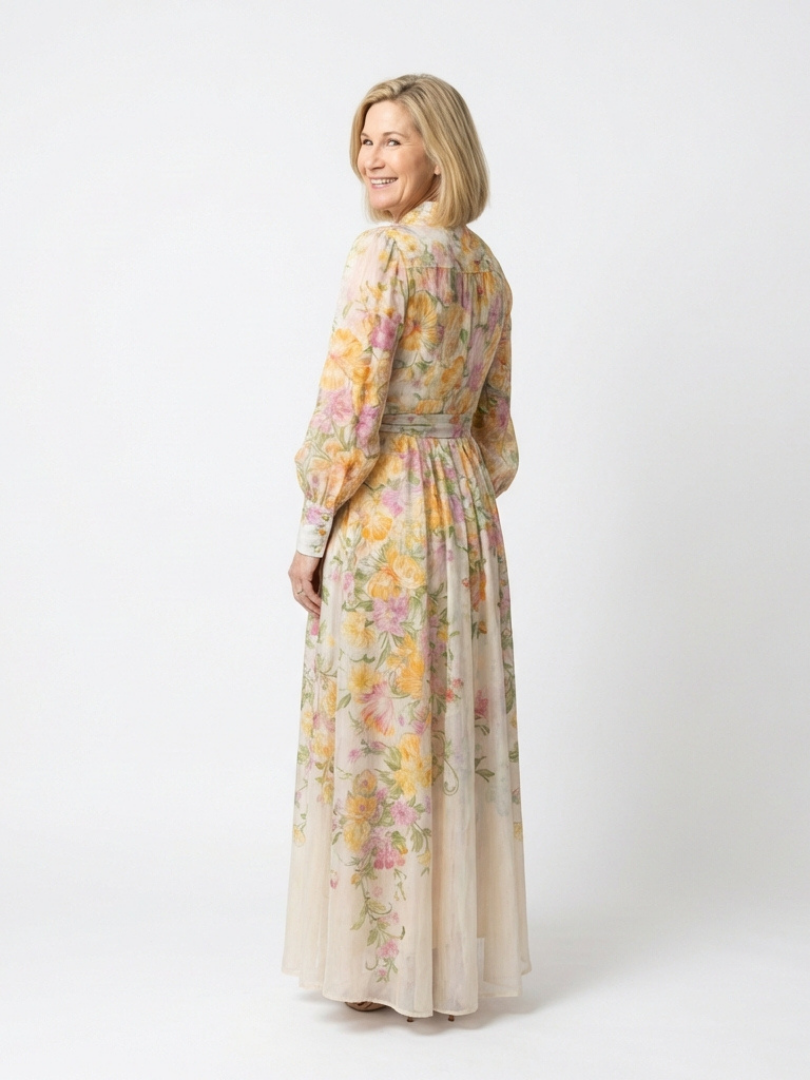Cressida Floral Sheer Maxi Dress