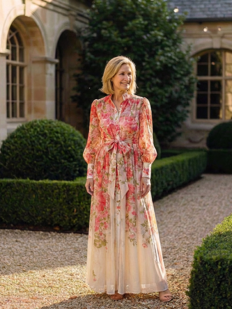 Cressida Floral Sheer Maxi Dress