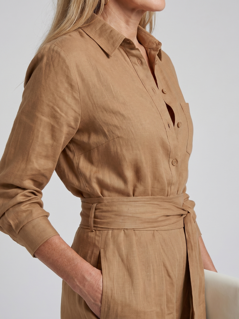 Jovie | Elegant Long Sleeve Wide Leg Jumpsuit