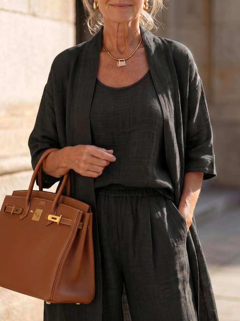 Yael | Elegant Three-Piece Relaxed Ensemble