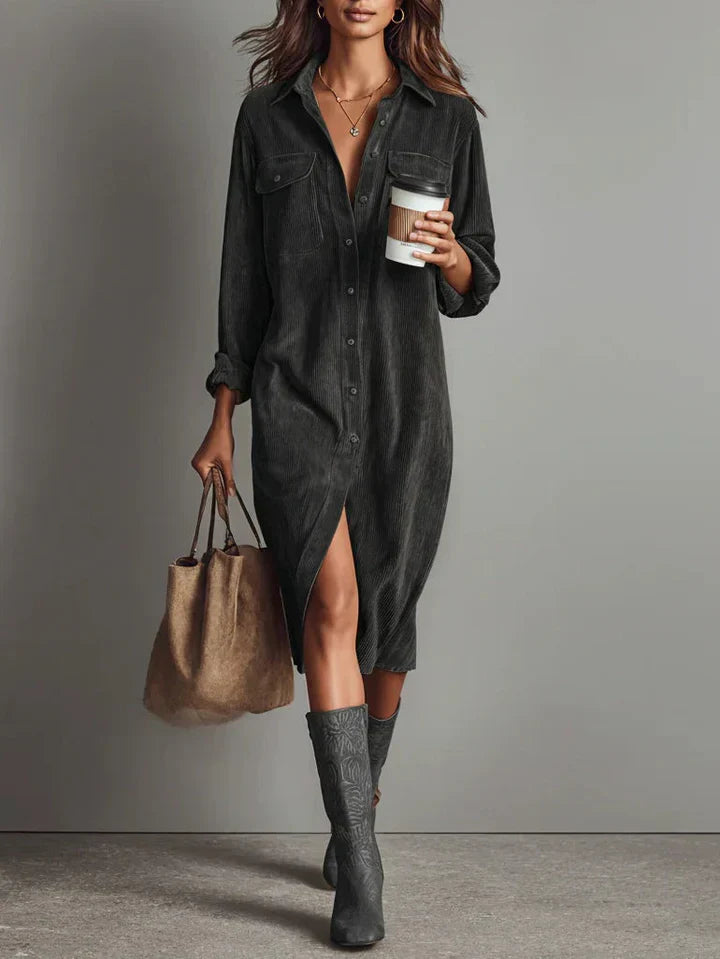 Vélin™ | Elegant Casual Dress with Relaxed Fit