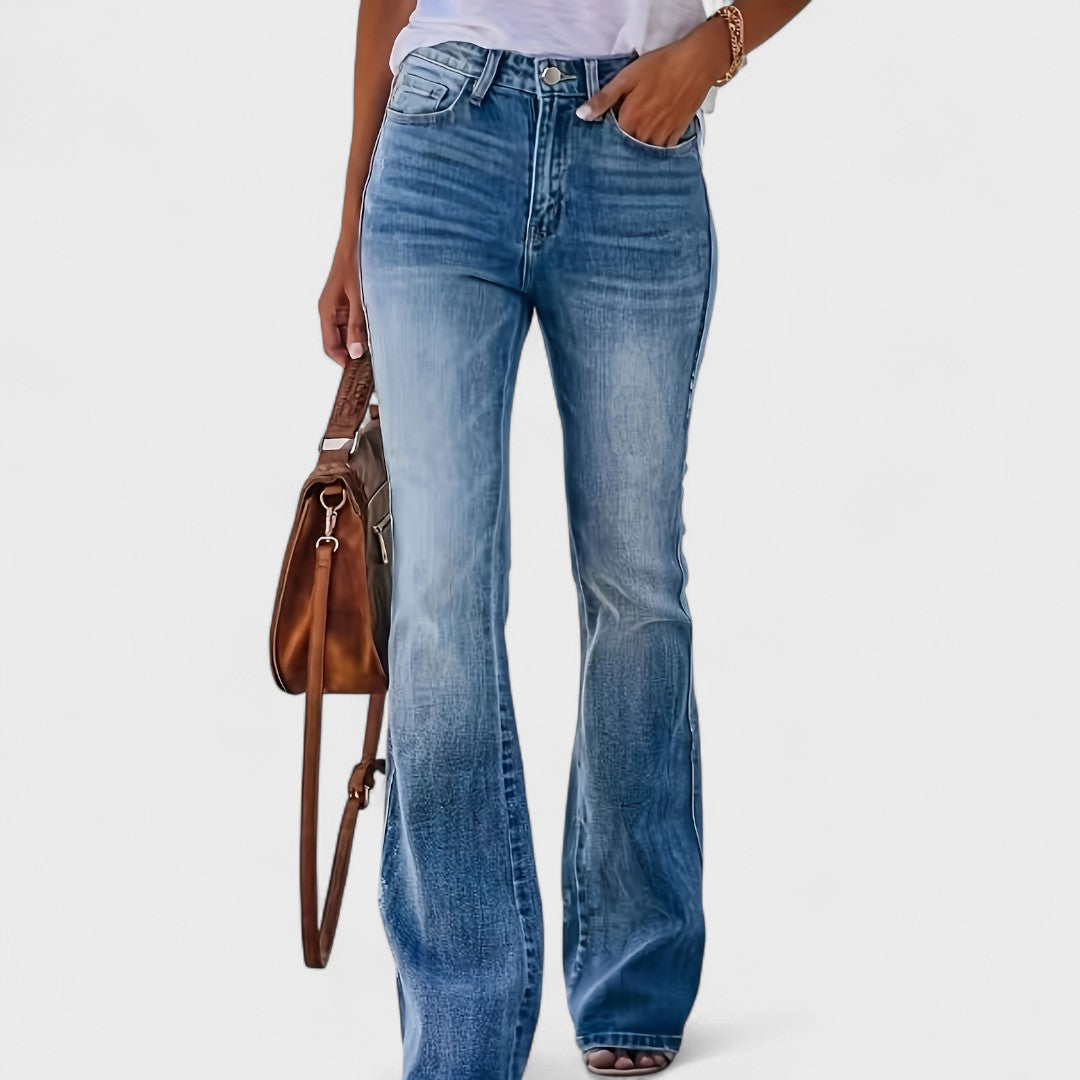 Vélin™ | Retro Stretch Flare Jeans – Versatile & Casual