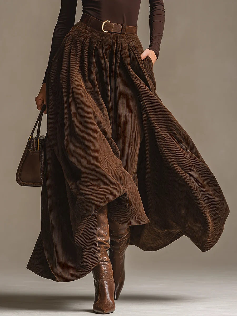 Vélin™ | Aveline Two-Piece Set (Turtleneck & Maxi Skirt)