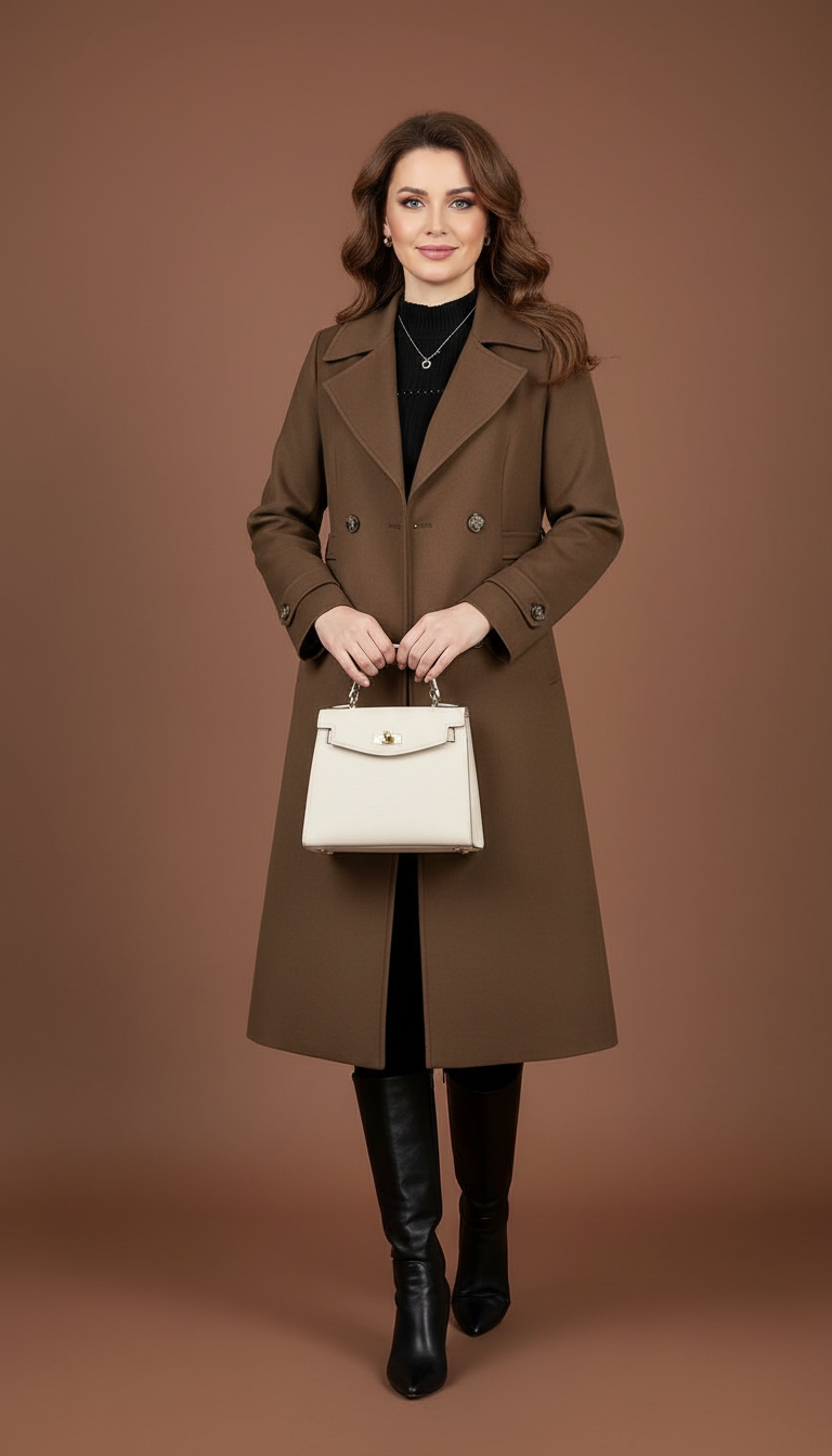 Vélin™ | Olivia Long Trench Coat