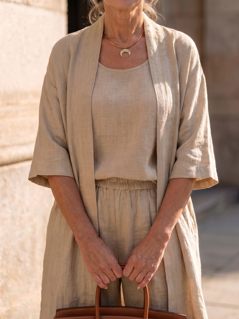 Yael | Elegant Three-Piece Relaxed Ensemble