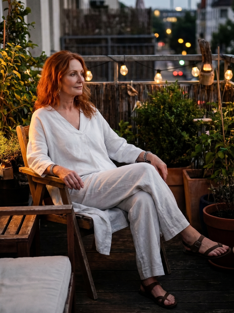 Onyx | Elegant Tunic and Wide Leg Pant Ensemble