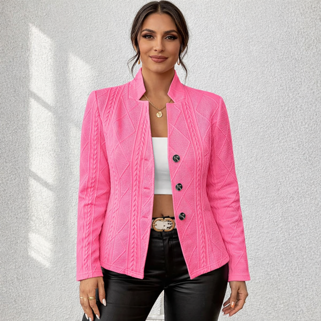 Naomi | Sculpted Button Jacket