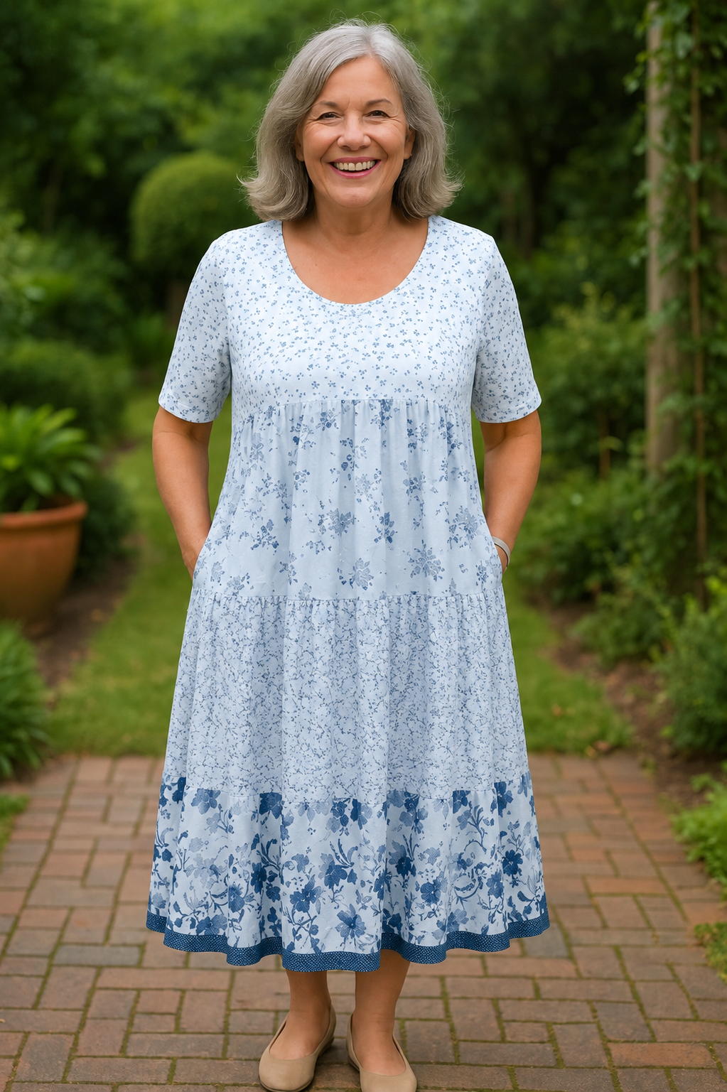Ivryrose | Dress - Elegant Flow –Tummy-friendly design
