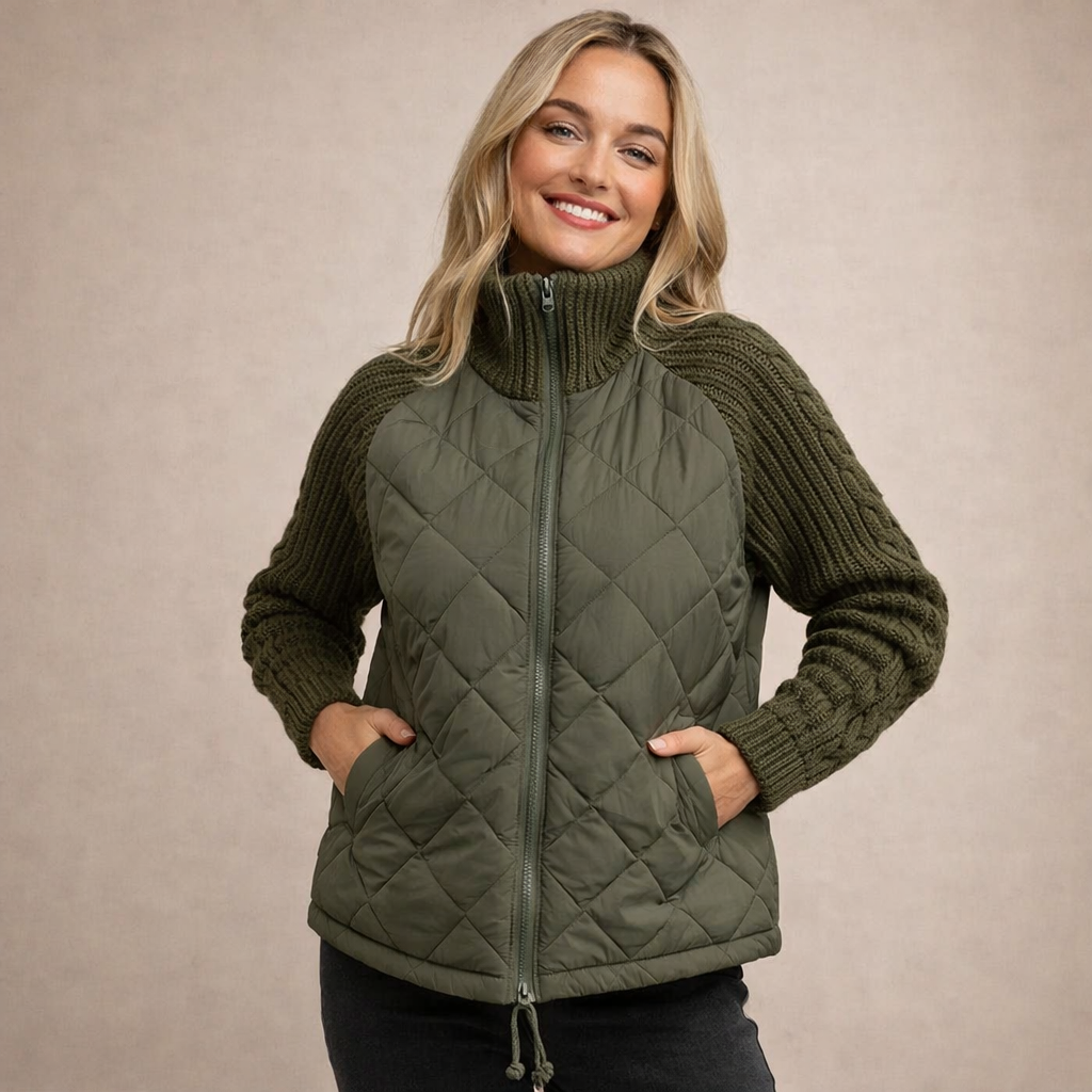 Marella – Layered Patchwork Puffer