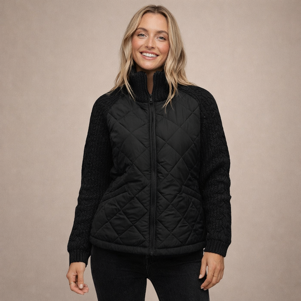 Marella – Layered Patchwork Puffer