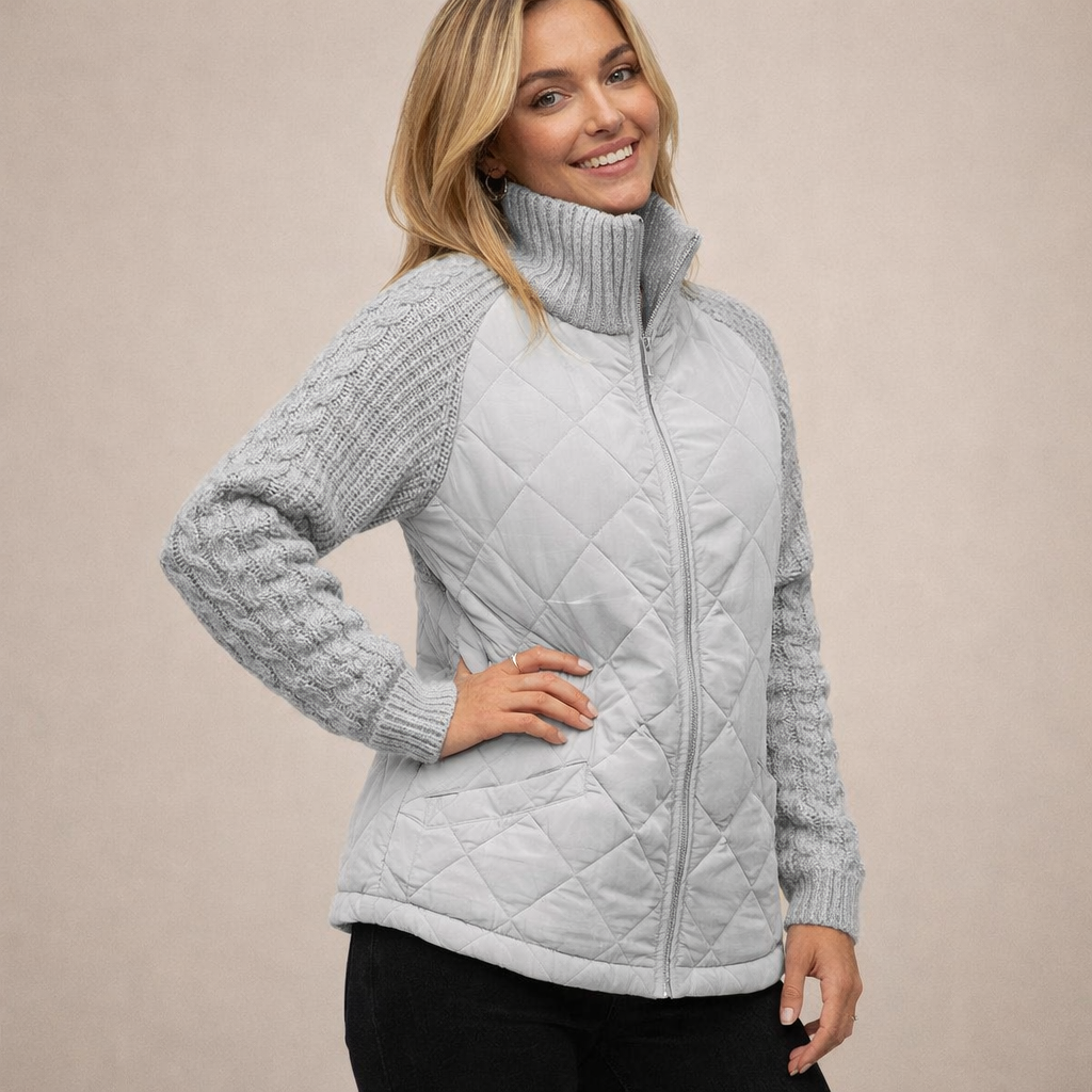 Marella – Layered Patchwork Puffer