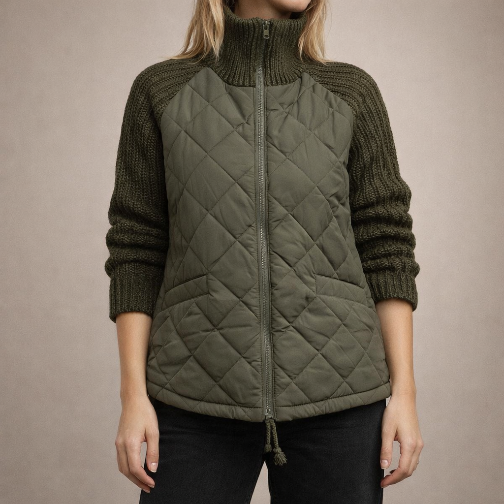 Marella – Layered Patchwork Puffer
