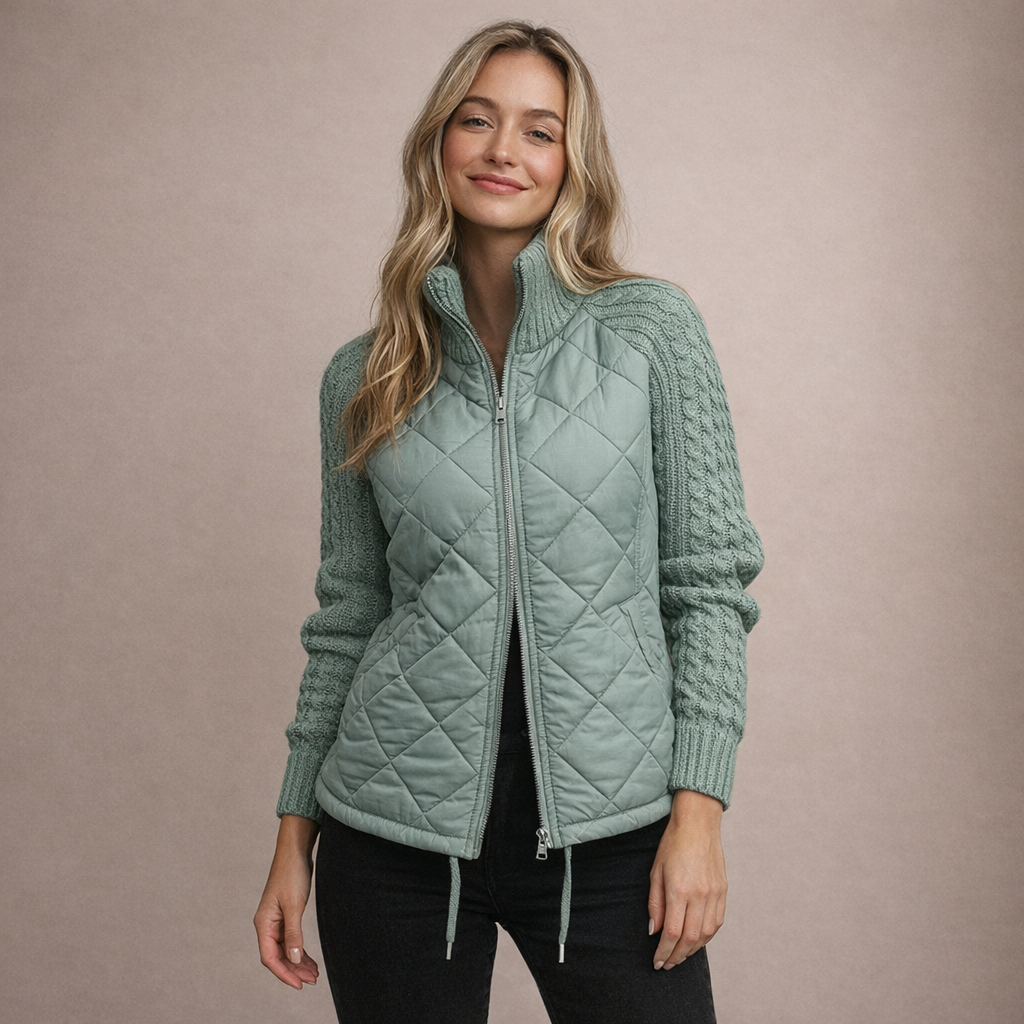 Marella – Layered Patchwork Puffer