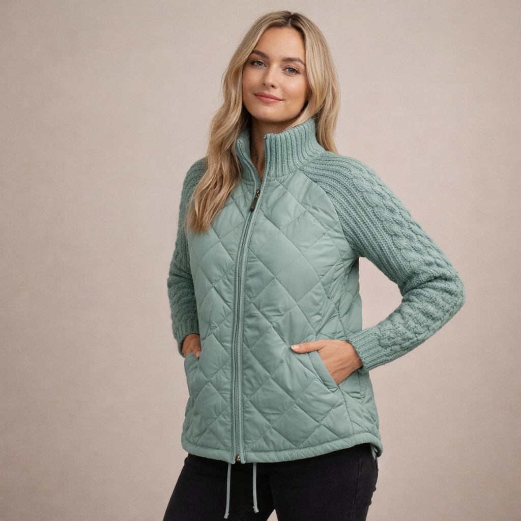 Marella – Layered Patchwork Puffer