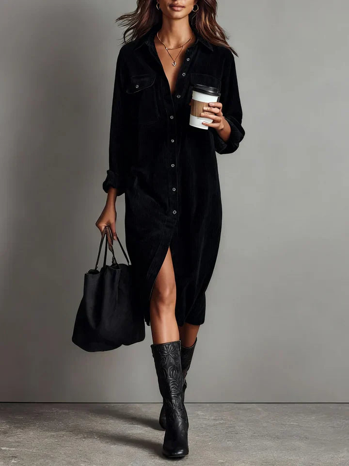 Vélin™ | Elegant Casual Dress with Relaxed Fit