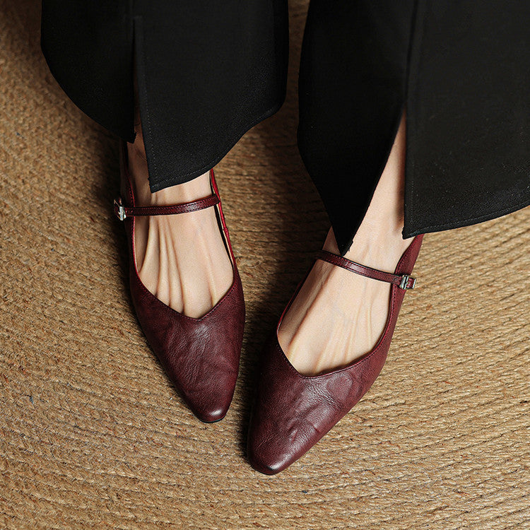 Eclipse Genuine Leather Mules