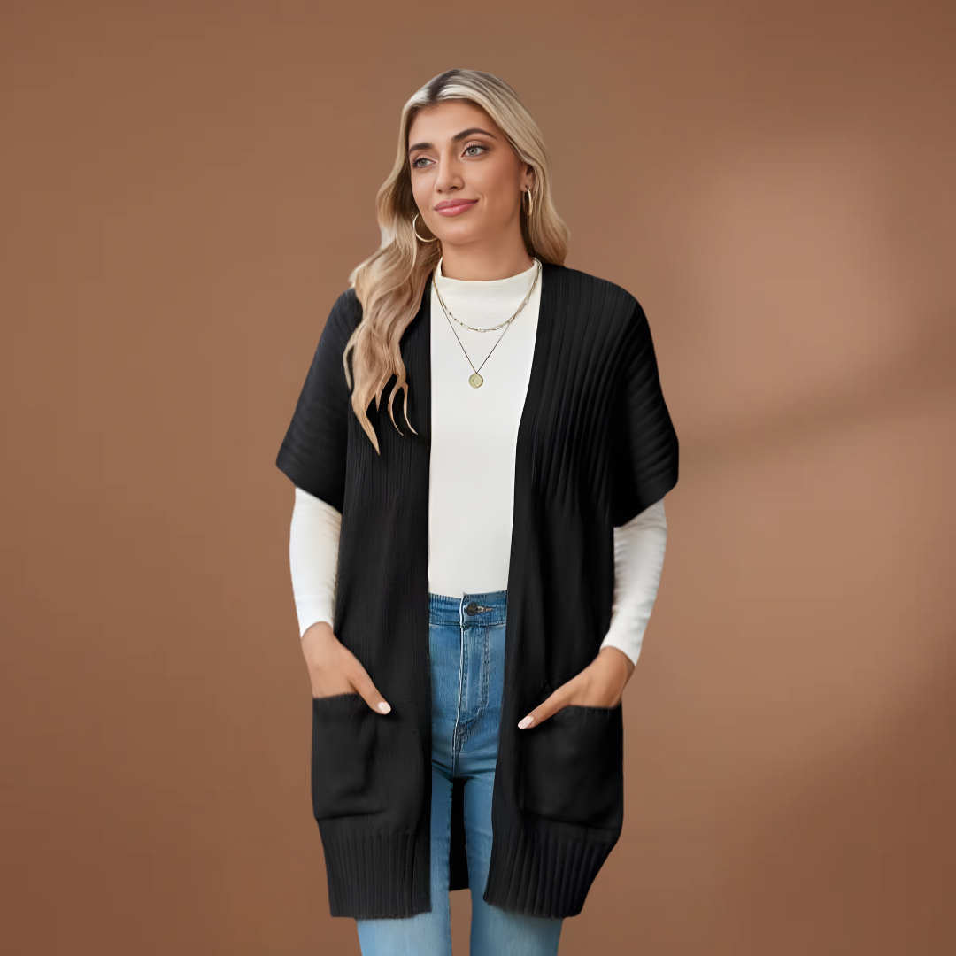 CASSAVA™ - Lightweight Open-Front Knit Cardigan