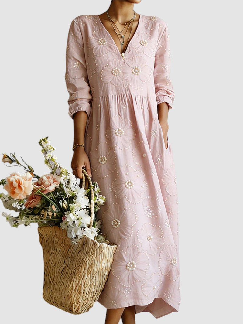 LENA™ | FLORAL MIDI DRESS