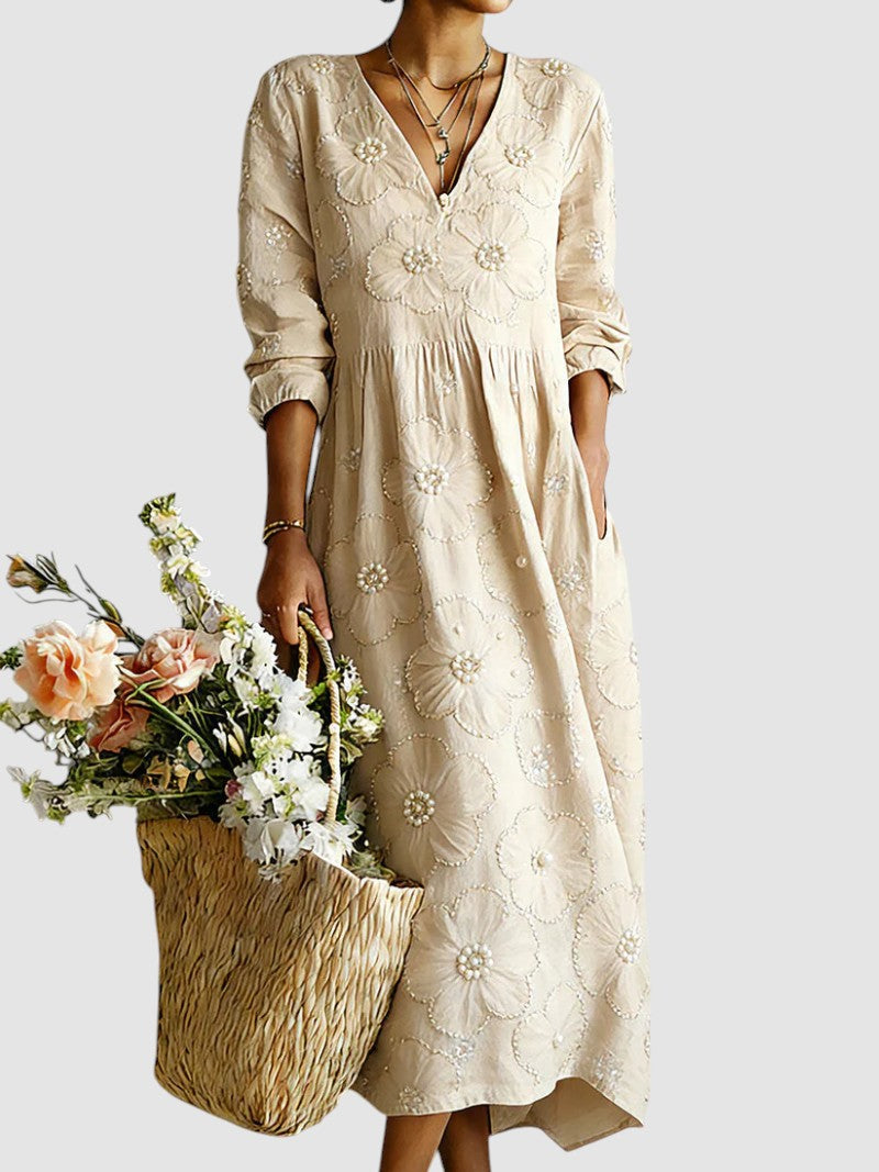 LENA™ | FLORAL MIDI DRESS