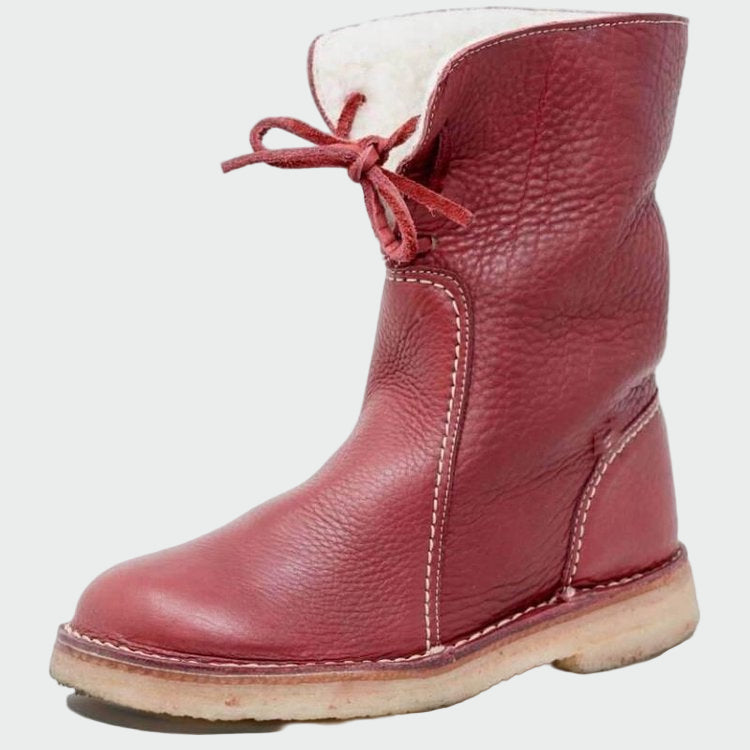 Vélin™ | Waterproof Leather Men’s Boots with Wool Lining
