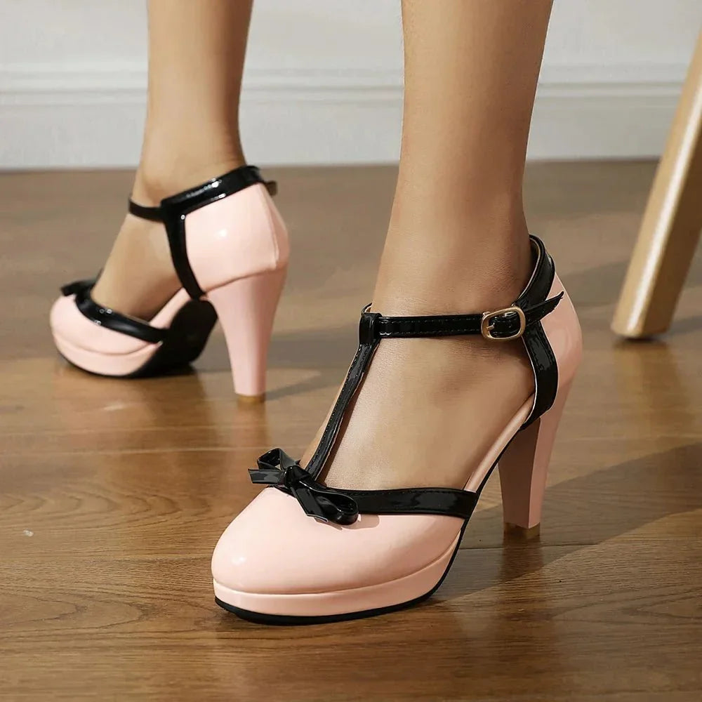 Vivienne T-Strap Heels