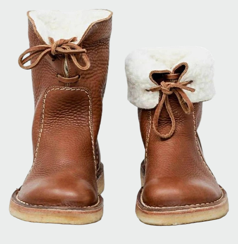 Vélin™ | Waterproof Leather Men’s Boots with Wool Lining