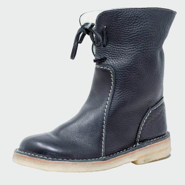 Vélin™ | Waterproof Leather Men’s Boots with Wool Lining