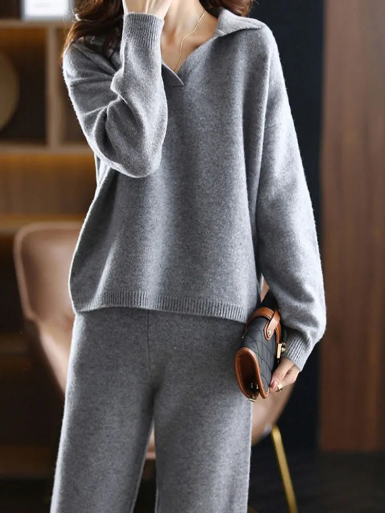 Grace | Polo Knit Set