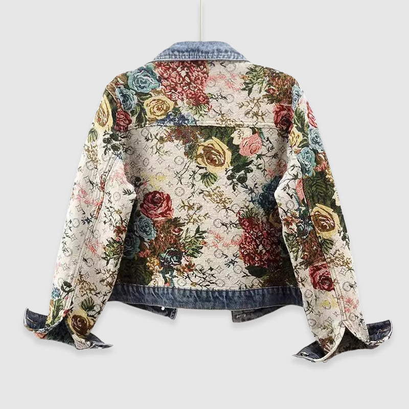 Blossom Denim Jacket by Sofia Amoretti