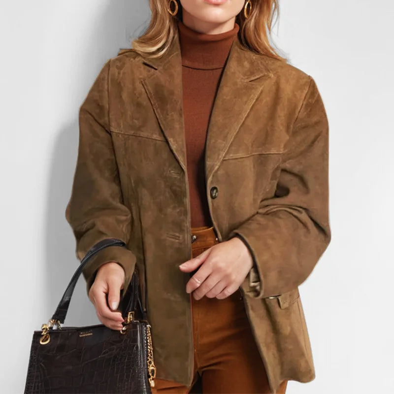 Sofia Amoretti Como Faux Suede Jacket