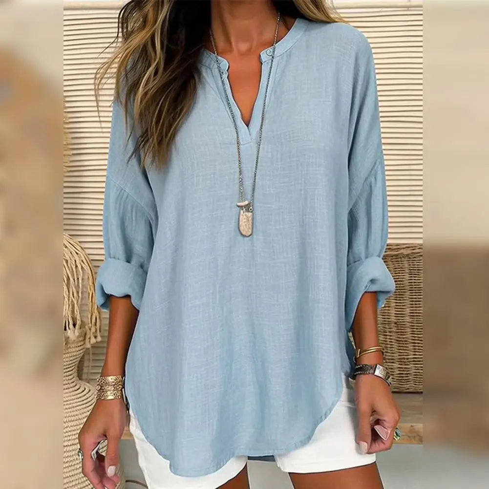 DITTE™ | Linen-look Blouse
