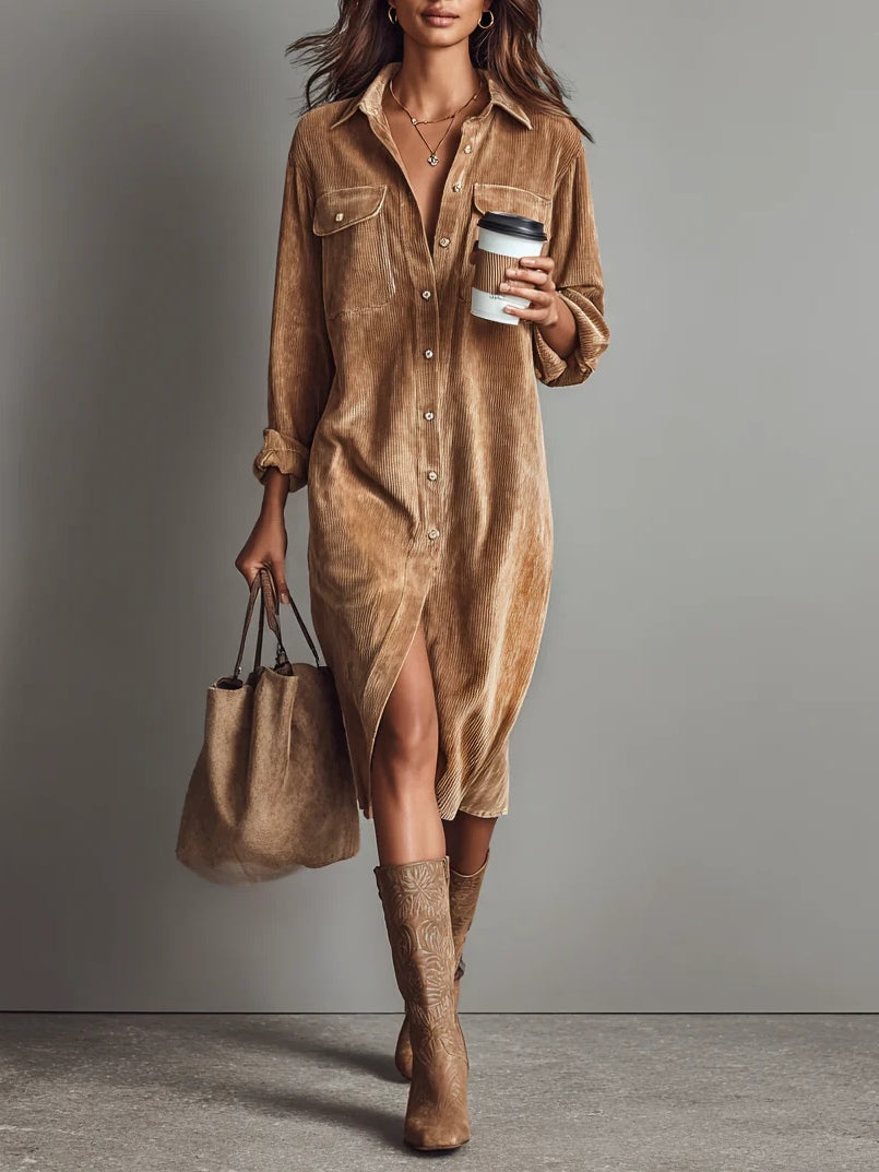 Vélin™ | Elegant Casual Dress with Relaxed Fit